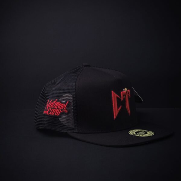 Gorra Jc Hats x Natanael Cano CT Black Certificado De Autenticidad