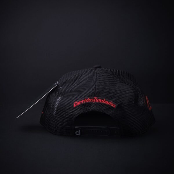 Gorra Jc Hats x Natanael Cano CT Black Certificado De Autenticidad