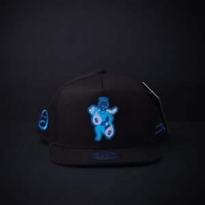 memoria 2-802 Gorra Jc Hats Junior H Angel Azul Certificado De Autenticidad