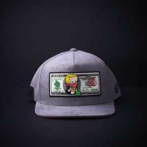 memoria 2-849 Gorra Cash Only Richi Dolar Color Gris