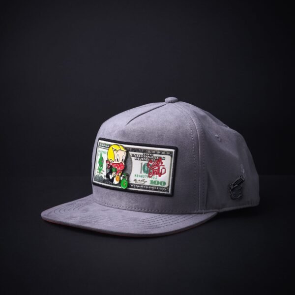 Gorra Cash Only Richi Dolar Color Gris