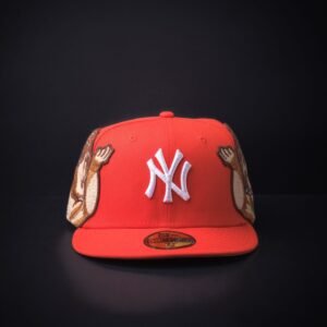 memoria 2-876 Gorra New Era 59 Fifty Jon Sten NY Yankees Anaranjada