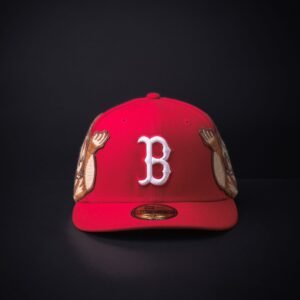memoria 2-888 Gorra New Era 59Fifty Jon Stan Boston Roja