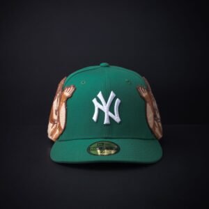 Gorra New Era 59 Fifty Jon Stan Ny New York Verde Musgo