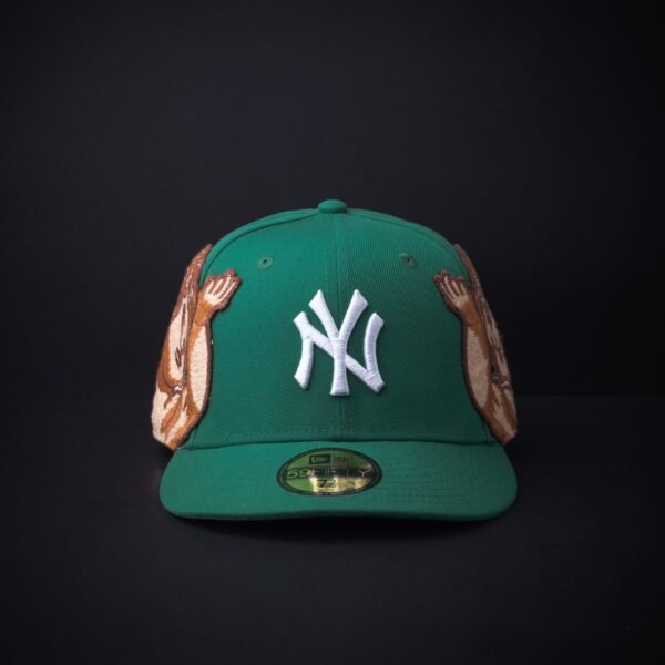 Gorra New Era 59 Fifty Jon Stan Ny New York Verde Musgo