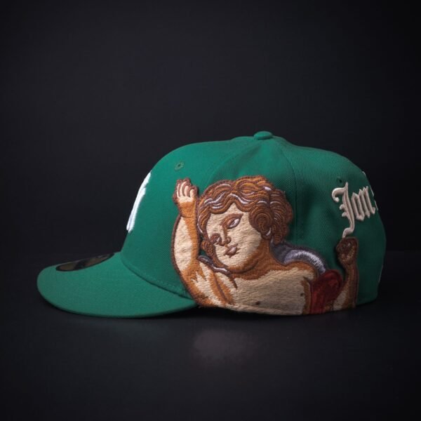 Gorra New Era 59 Fifty Jon Stan Ny New York Verde Musgo