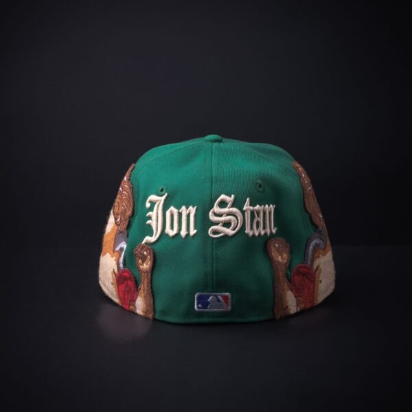 Gorra New Era 59 Fifty Jon Stan Ny New York Verde Musgo