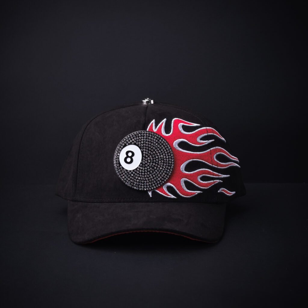 Gorra Barbas Hats Bola 8 Negra