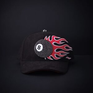 memoria 2-912 Gorra Barbas Hats Bola 8 Negra