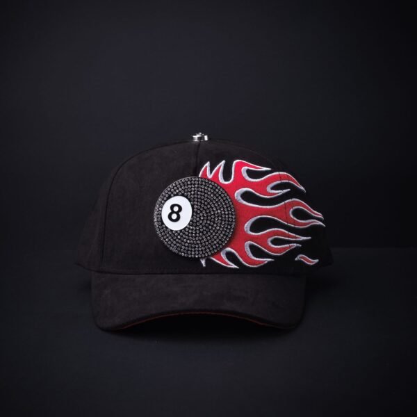 Gorra Barbas Hats Bola 8 Negra