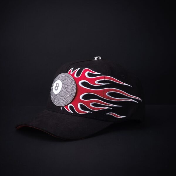 Gorra Barbas Hats Bola 8 Negra