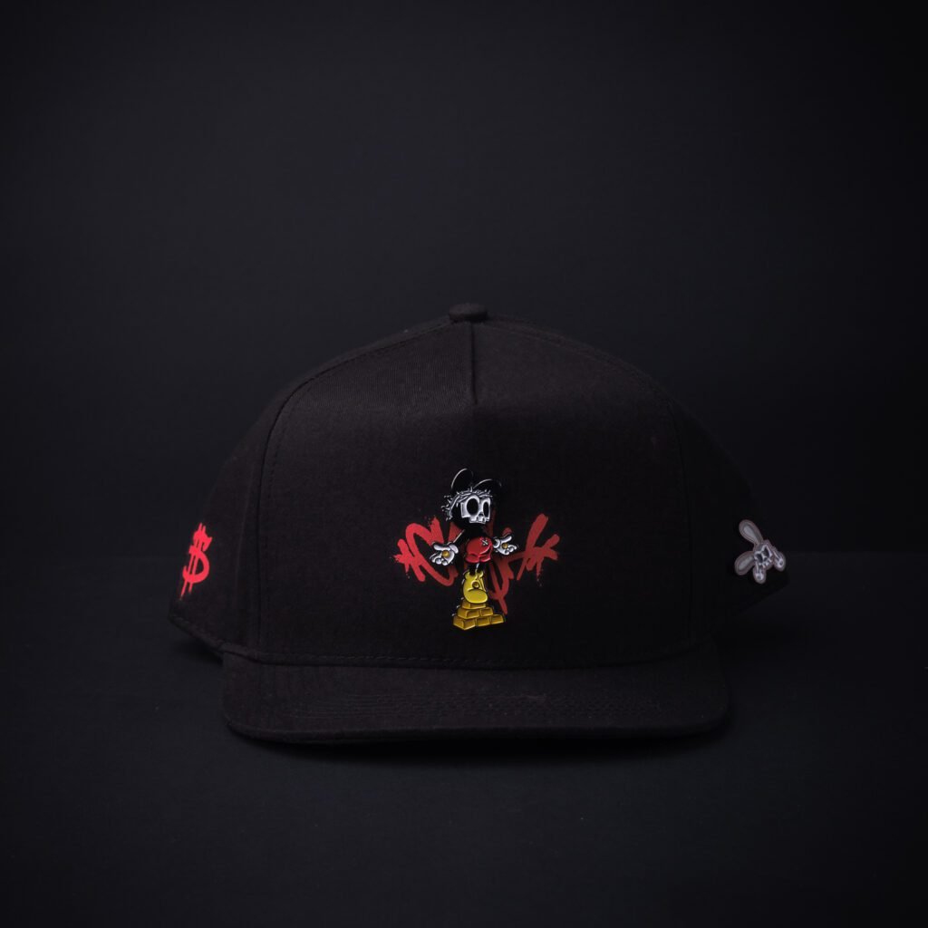 Gorra Cash Only Negra Mouse Money