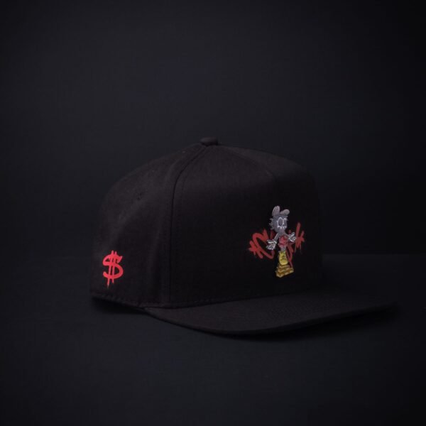 Gorra Cash Only Negra Mouse Money