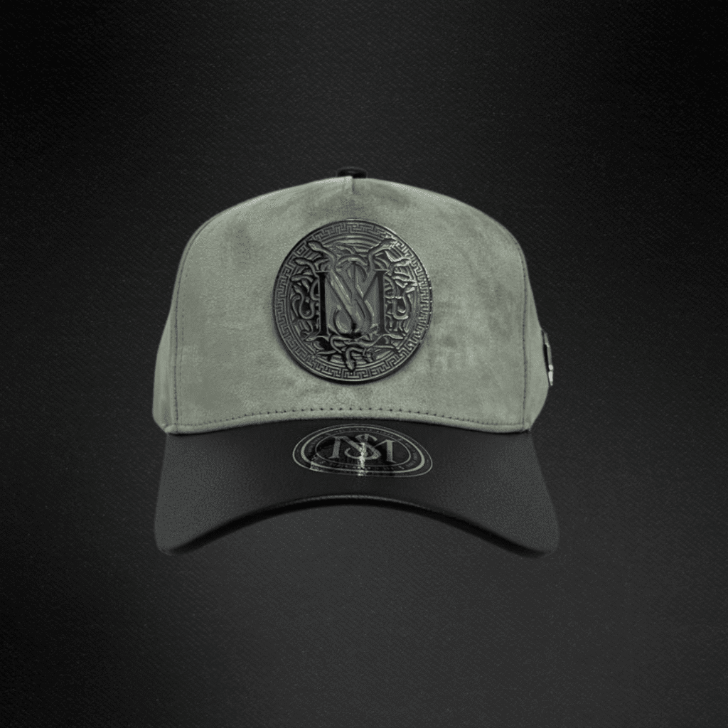 Gorra Mr kash Dont Look At Me Gris Gamuza