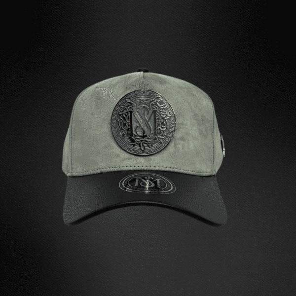 Gorra Mr kash Dont Look At Me Gris Gamuza