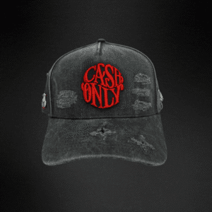 124 Gorra Cash Only Denim Gray Mezclilla Negra