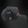 Gorra Cash Only Denim Gray Mezclilla Negra