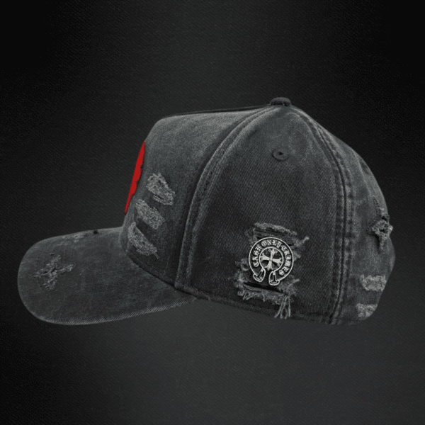 Gorra Cash Only Denim Gray Mezclilla Negra