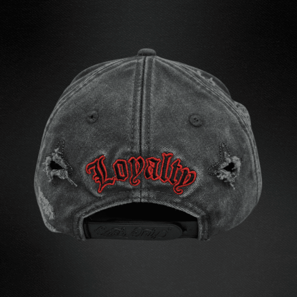 Gorra Cash Only Denim Gray Mezclilla Negra