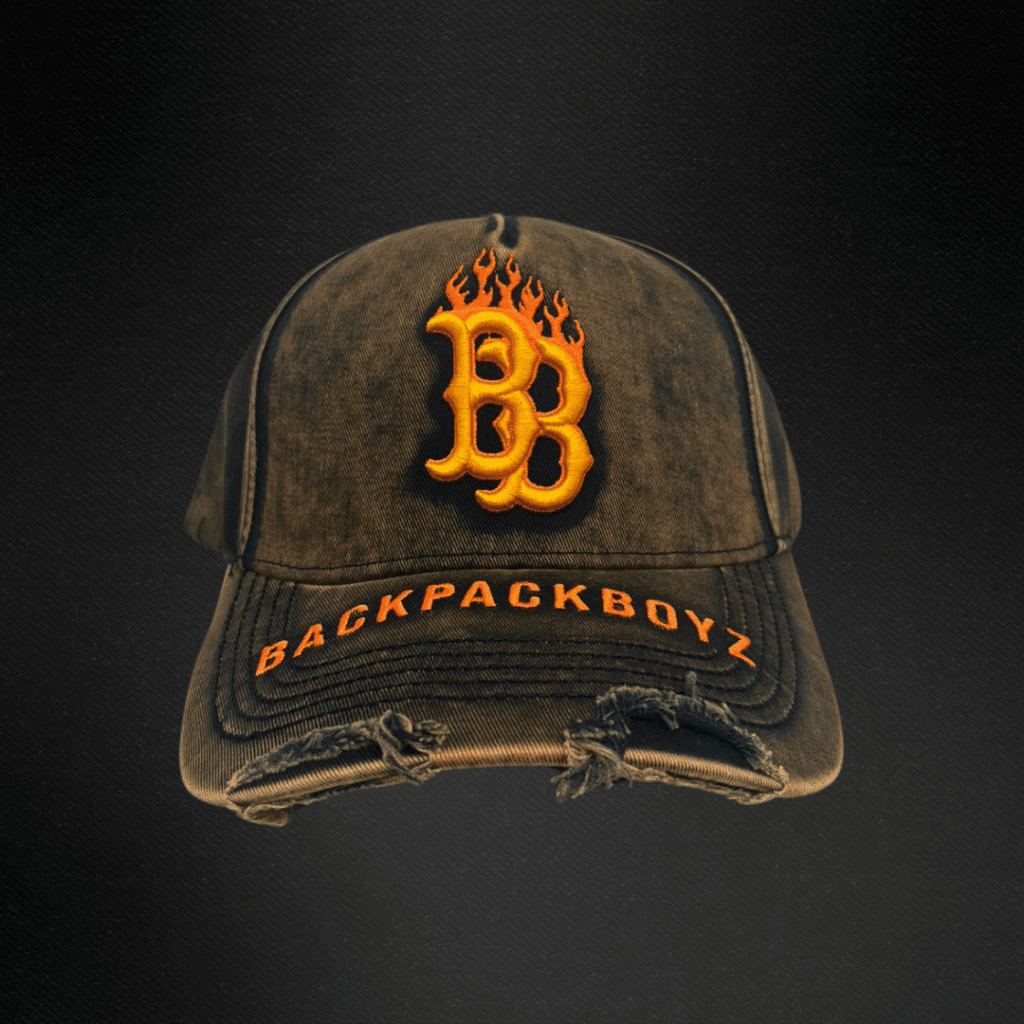 Gorra Fino X Backpack Boyz Flamas