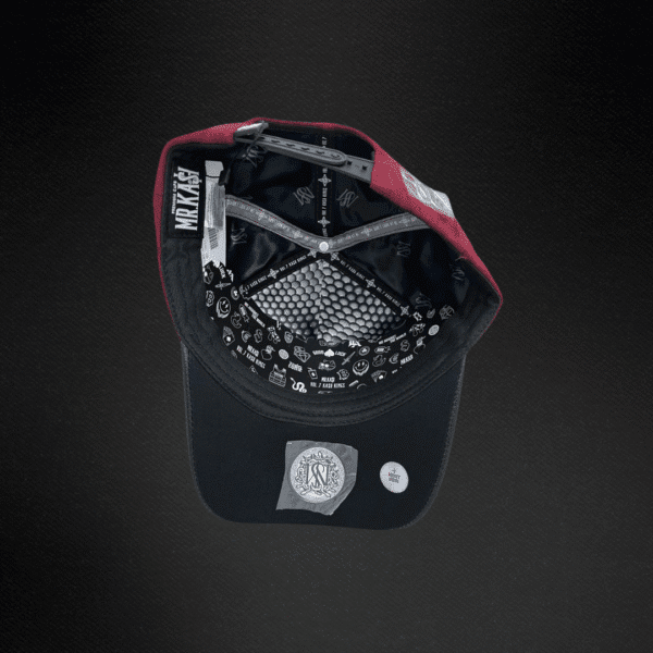 Gorra Mr Kash Don Look At Me Guinda Gamuza