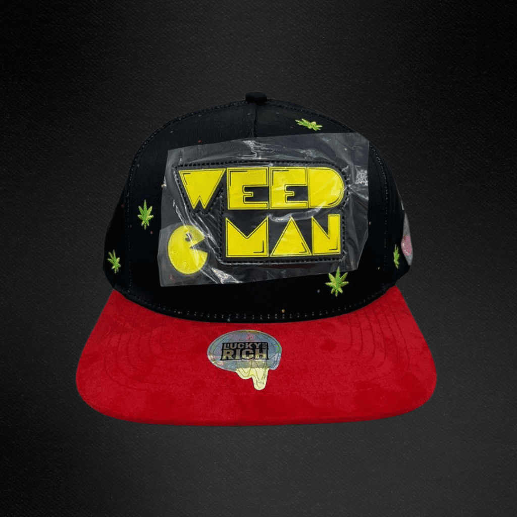 Gorra Mr Kash Weed Man Negra/Roja