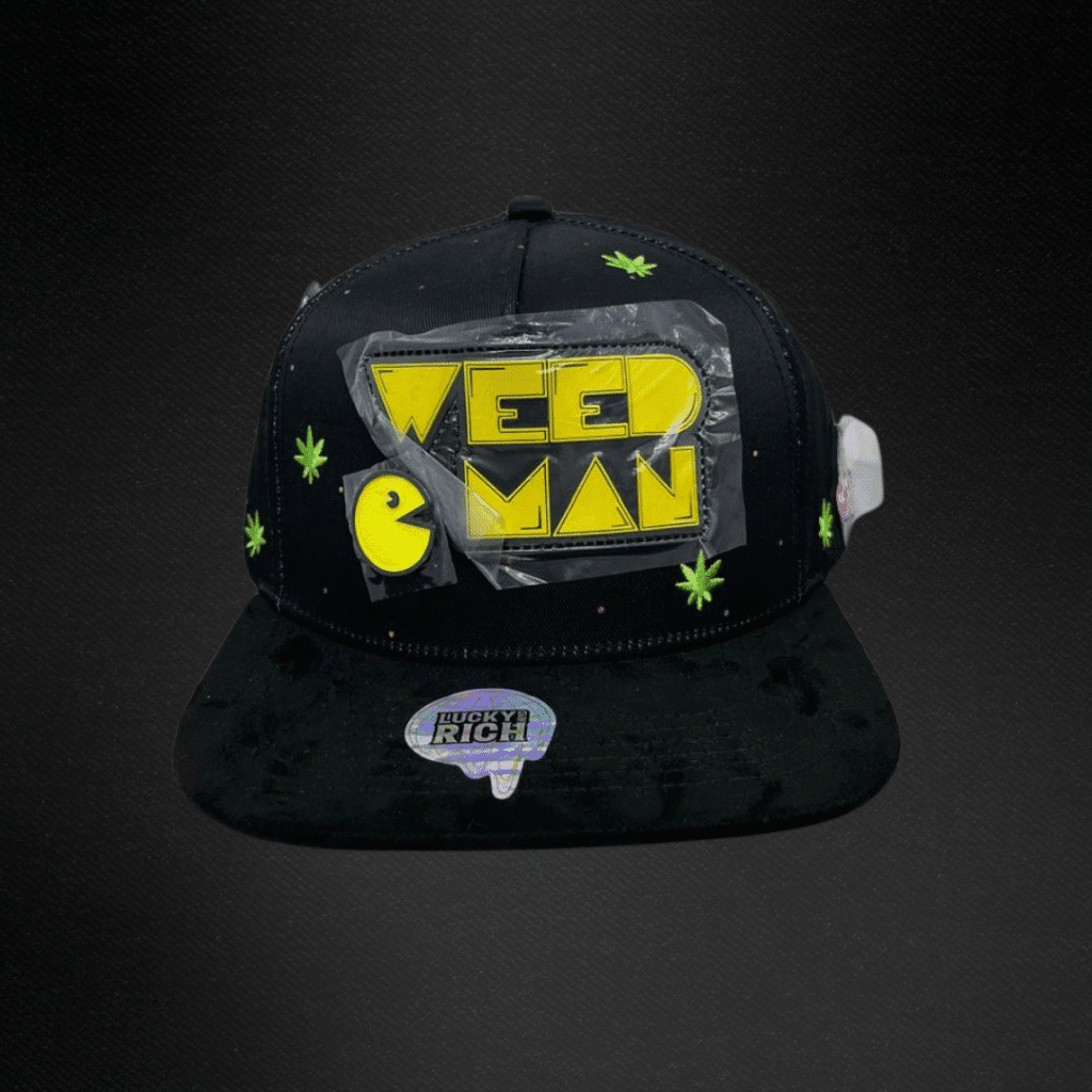 Gorra Mr Kash Weed Man Negra