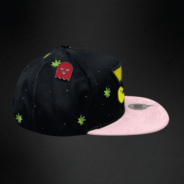 Gorra Mr Kash Weed Man Negro/Rosa