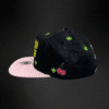 Gorra Mr Kash Weed Man Negro/Rosa