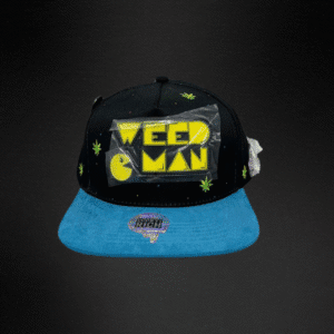 174 Gorra Mr Kash Weed Man Negra/Azul