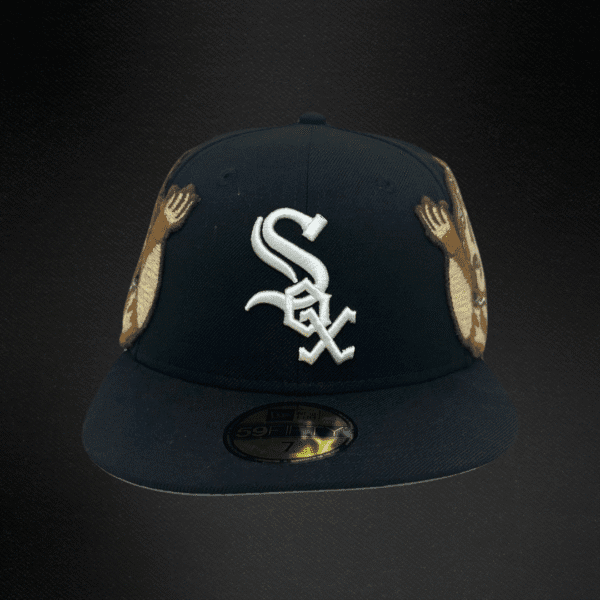 Gorra New Era 59Fifty Jon Stan  White Sox Negra Cerrada