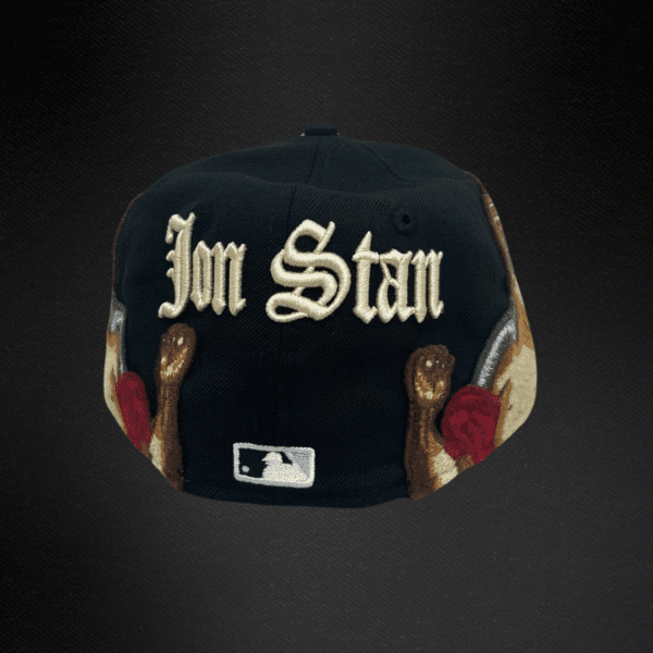Gorra New Era 59Fifty Jon Stan  White Sox Negra Cerrada