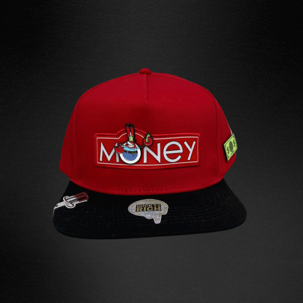 Gorra Mr Kash Money Krab Kash Roja/Negro