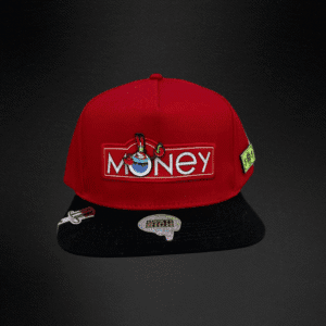 184 Gorra Mr Kash Money Krab Kash Roja/Negro