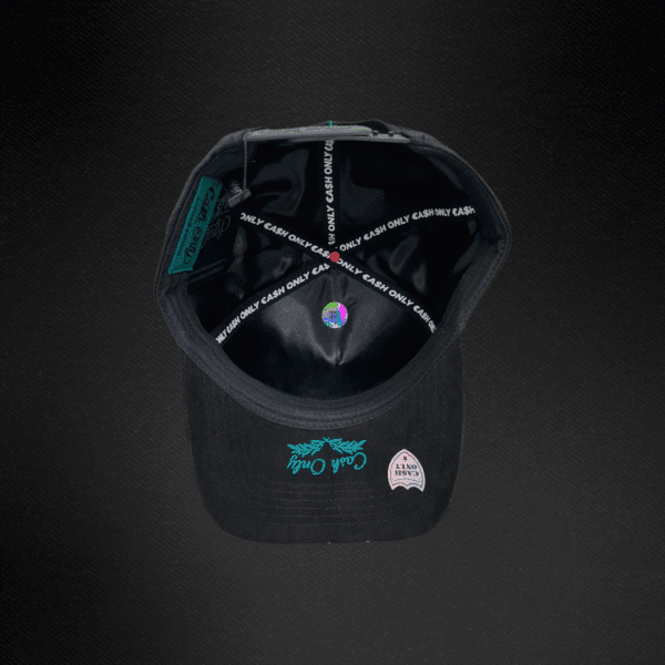 Gorra Cash Only Tumba2 Negra/Blanco