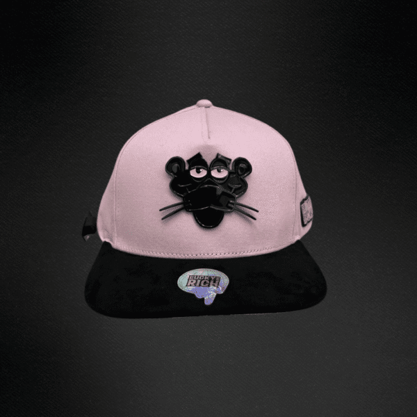 Gorra Mr Kash Pink Panther Kash  Gamuza Rosa/Negro
