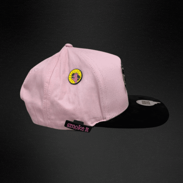 Gorra Mr Kash Pink Panther Kash  Gamuza Rosa/Negro