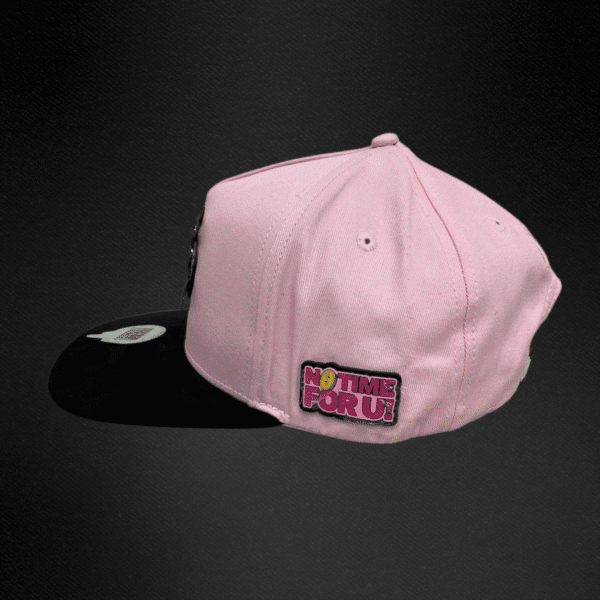 Gorra Mr Kash Pink Panther Kash  Gamuza Rosa/Negro