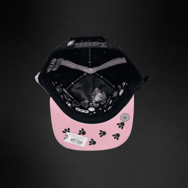 Gorra Mr Kash Pink Panther Kash Gamuza Negra/Rosa
