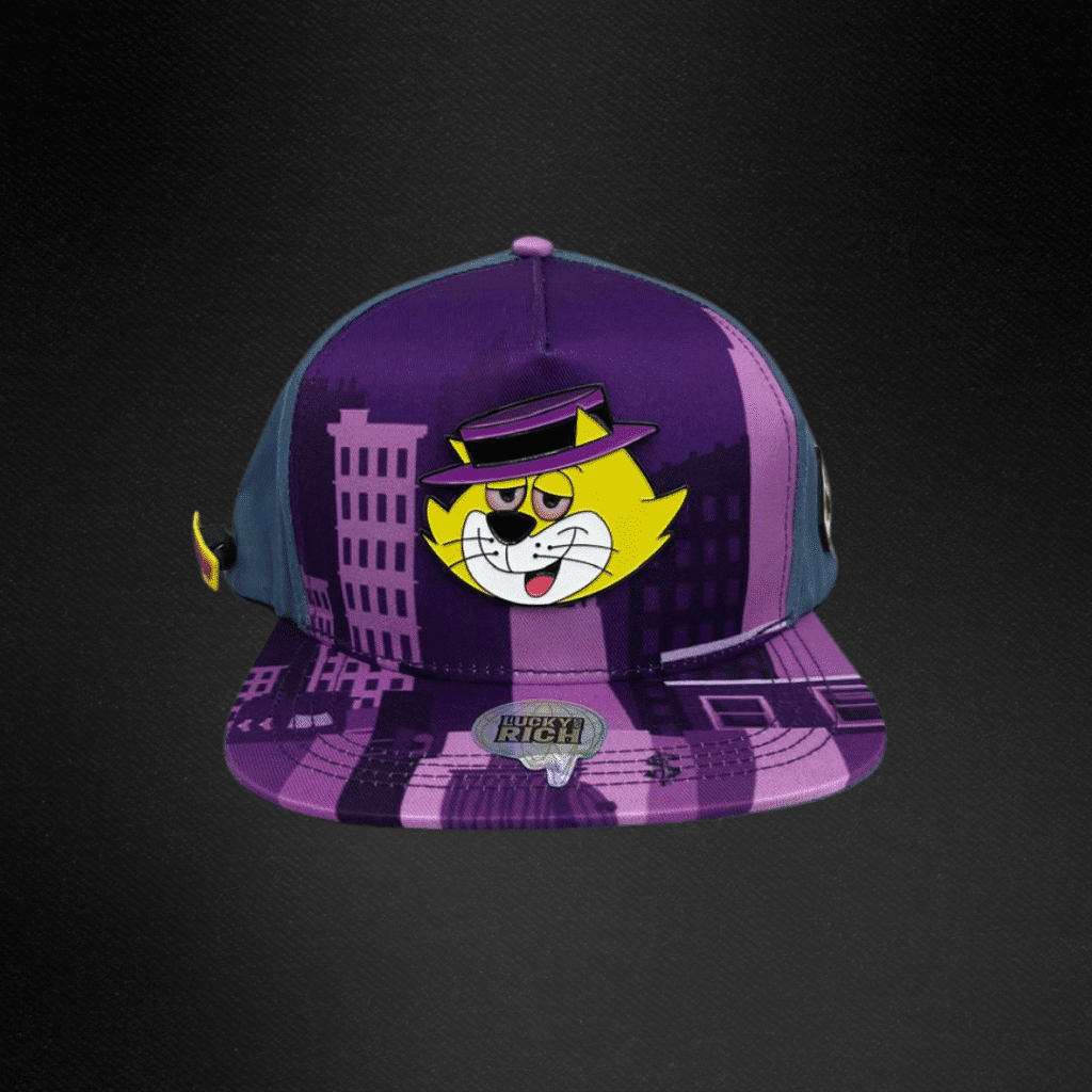Gorra Mr Kash Don Gato Gris/Morado