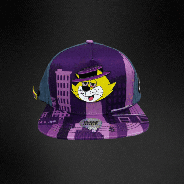 Gorra Mr Kash Don Gato Gris/Morado