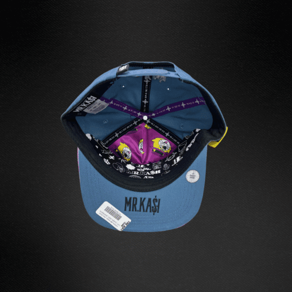 Gorra Mr Kash Don Gato Gris/Morado