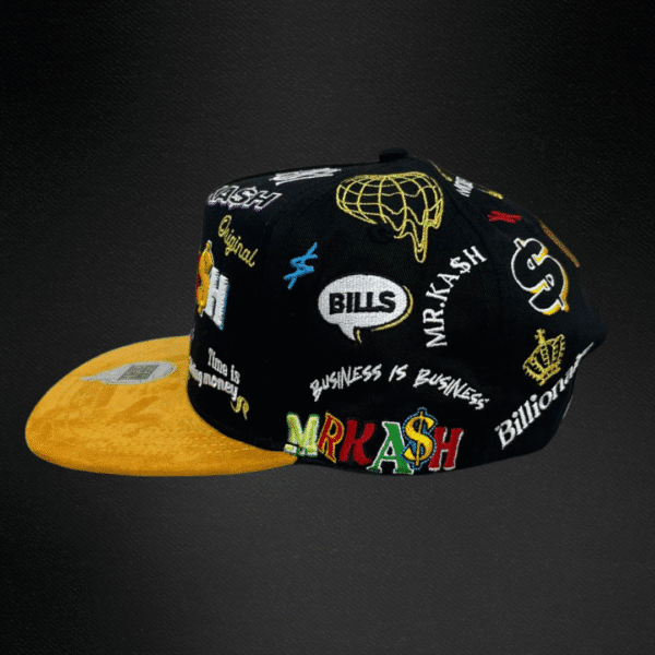 Gorra Mr Kash Money Club Negra/ Mostaza
