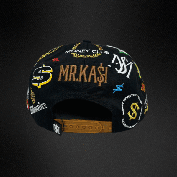 Gorra Mr Kash Money Club Negra/ Mostaza