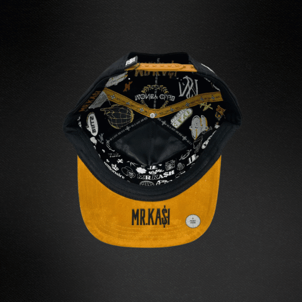 Gorra Mr Kash Money Club Negra/ Mostaza