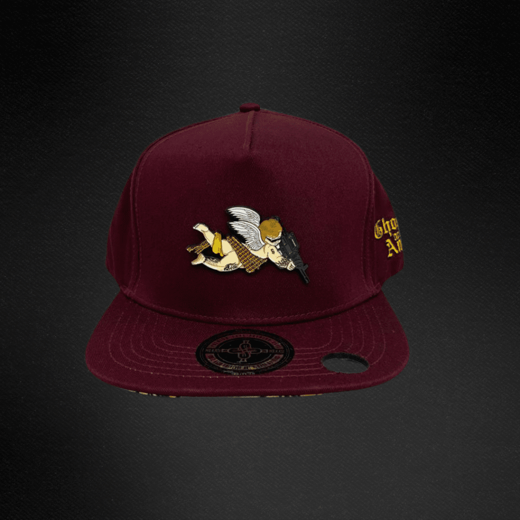 Gorra Mr Kash Ghosts And Angels  Guinda