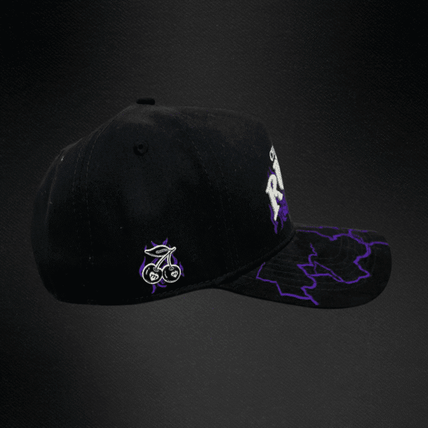 Gorra Cash Only Change The Rules Negro/Morada