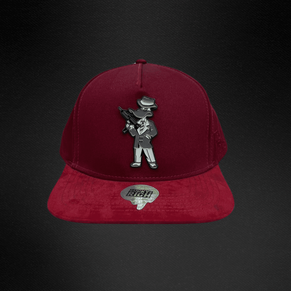 Gorra Mr Kash Pato Lucas Mafia Guinda