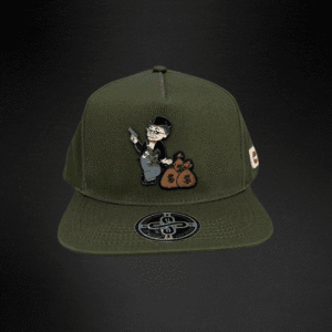 277 Gorra Mr Kash Money Maker Verde Militar
