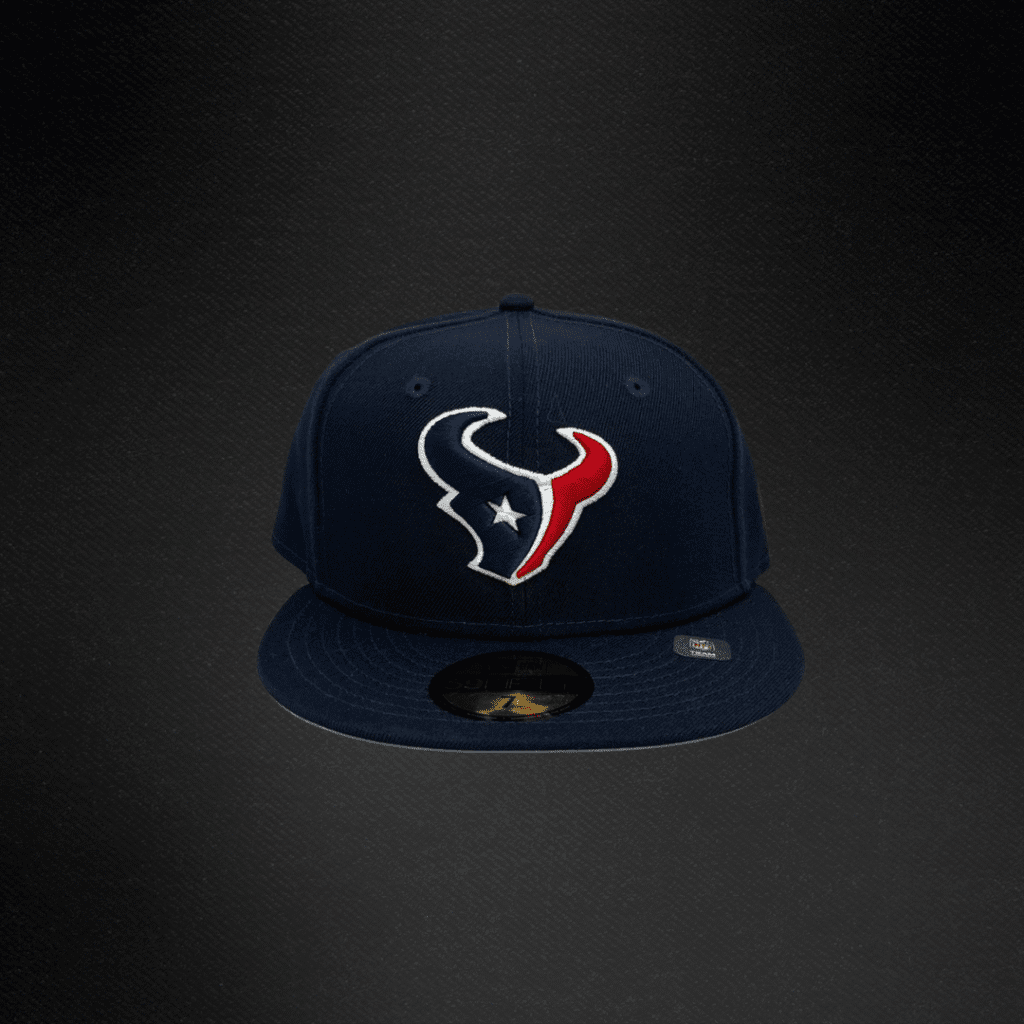 Gorra New Era 59Fifty Houston Texans NFL Cerrada Azul Petroleo